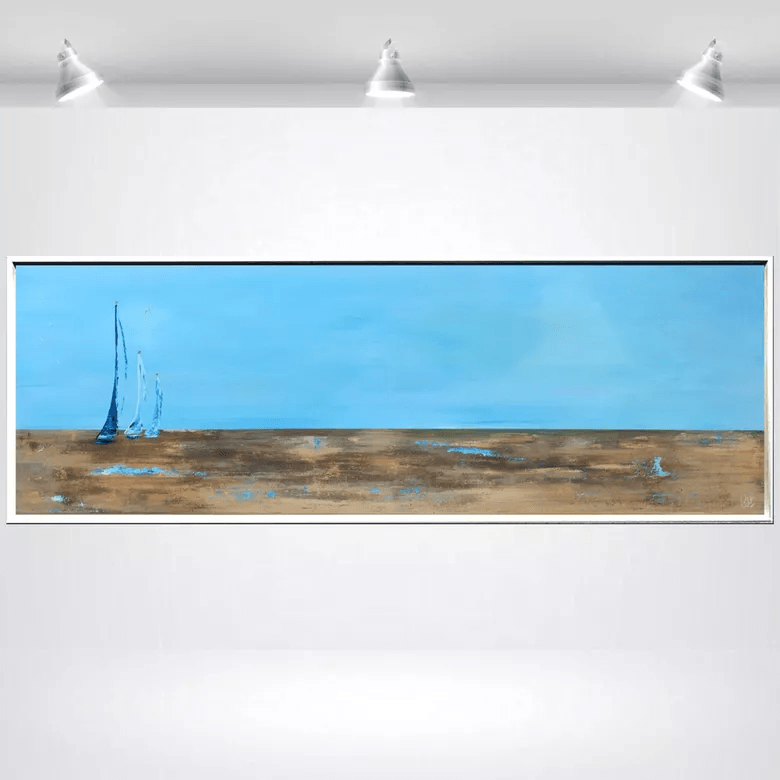 Sailing Silence – Original Acrylic Painting by Edelgard Schroer