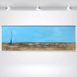 Sailing Silence – Original Acrylic Painting by Edelgard Schroer