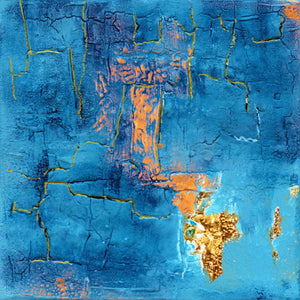 Traces of Gold – Original Acrylic Painting by Edelgard Schroer
