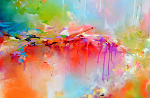 Fresh Moods 119 Summer Evening Mood Abstract Painting