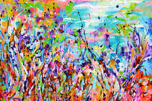 Seascape Landscape Painting Windy Shore