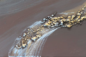 Twilight River – Original Abstract Painting by Edelgard Schroer