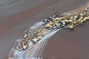 Twilight River – Original Abstract Painting by Edelgard Schroer