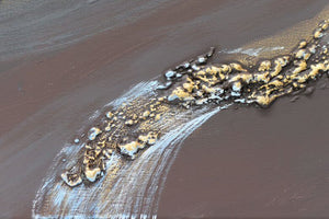 Twilight River – Original Abstract Painting by Edelgard Schroer