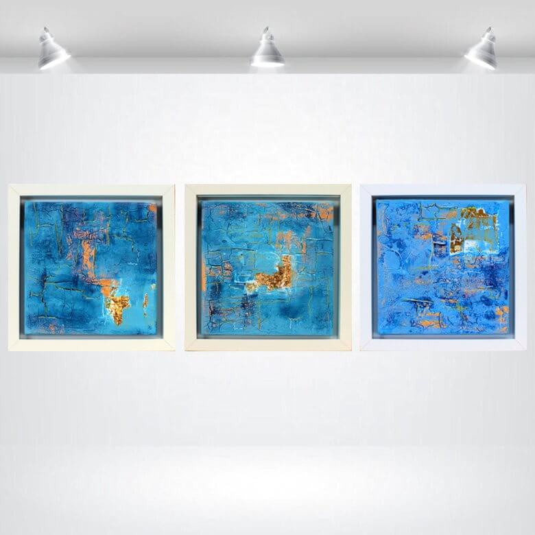 Traces of Gold – Original Acrylic Painting by Edelgard Schroer