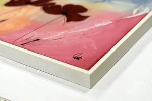 Scarlet Breeze – Original Abstract Painting by Edelgard Schroer