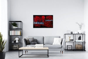 Lead Silence – Original Acrylic Painting by Edelgard Schroer