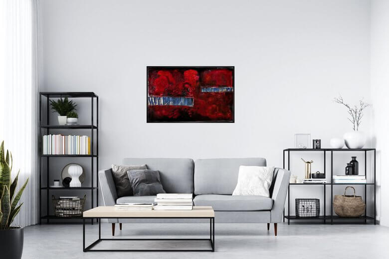 Lead Silence – Original Acrylic Painting by Edelgard Schroer