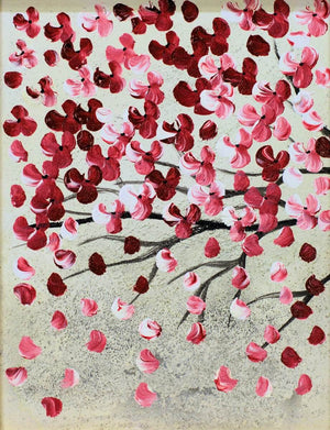 Spring Days in Japan – Original Acrylic Painting by Edelgard Schroer