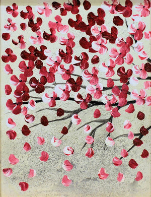 Spring Days in Japan – Original Acrylic Painting by Edelgard Schroer