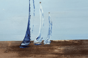 Sailing Silence – Original Acrylic Painting by Edelgard Schroer