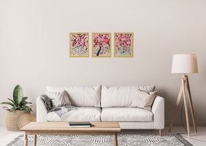 Spring Days in Japan – Original Acrylic Painting by Edelgard Schroer