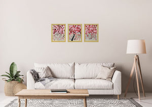 Spring Days in Japan – Original Acrylic Painting by Edelgard Schroer