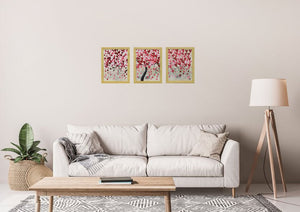Spring Days in Japan – Original Acrylic Painting by Edelgard Schroer