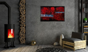 Lead Silence – Original Acrylic Painting by Edelgard Schroer