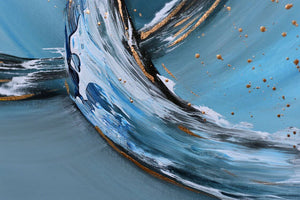 Ocean Loop – Original Acrylic Painting by Edelgard Schroer