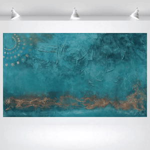 Sun Traces – Original Acrylic Painting by Edelgard Schroer