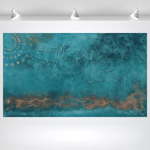 Sun Traces – Original Acrylic Painting by Edelgard Schroer