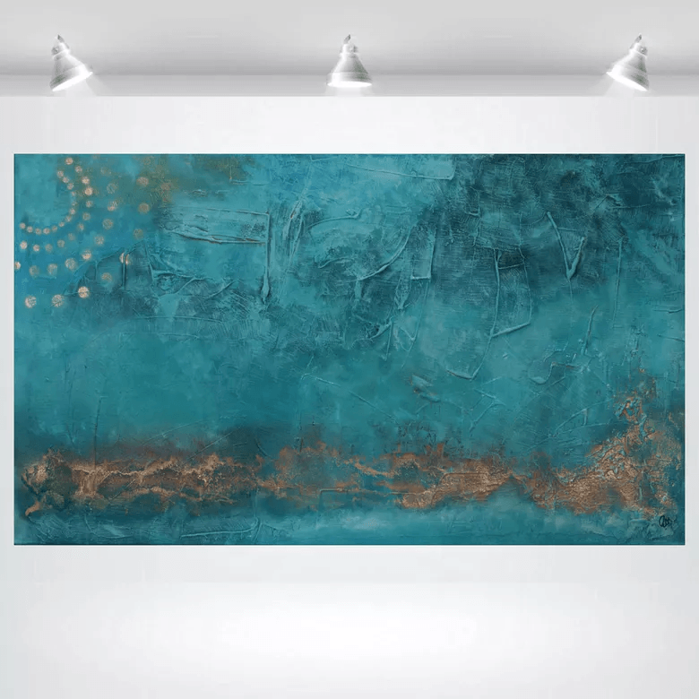 Sun Traces – Original Acrylic Painting by Edelgard Schroer