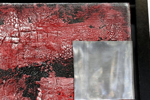 Metallic Echoes – Original Acrylic Painting by Edelgard Schroer