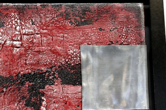Metallic Echoes – Original Acrylic Painting by Edelgard Schroer