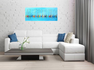 Sailing Symphony – Original Acrylic Painting by Edelgard Schroer