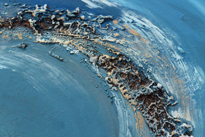 Liquid Horizon – Original Abstract Painting by Edelgard Schroer