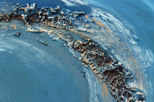 Liquid Horizon – Original Abstract Painting by Edelgard Schroer