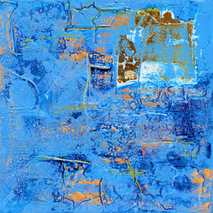 Traces of Gold – Original Acrylic Painting by Edelgard Schroer