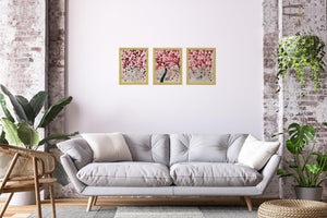 Spring Days in Japan – Original Acrylic Painting by Edelgard Schroer