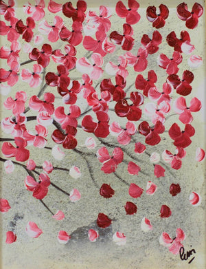Spring Days in Japan – Original Acrylic Painting by Edelgard Schroer