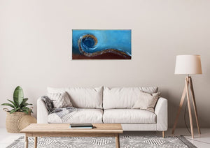 Flow of Time – Original Acrylic Painting by Edelgard Schroer