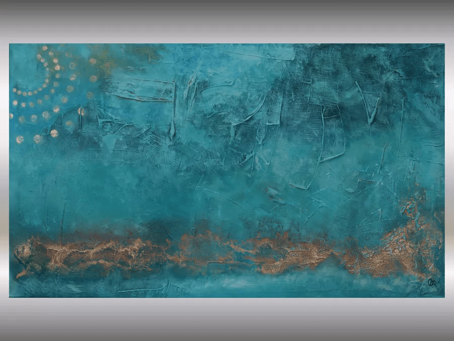 Sun Traces – Original Acrylic Painting by Edelgard Schroer