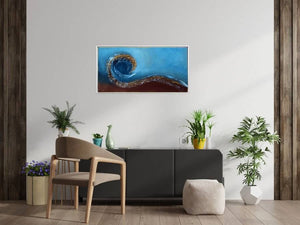 Flow of Time – Original Acrylic Painting by Edelgard Schroer