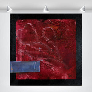Hearts of Steel – Original Abstract Painting by Edelgard Schroer