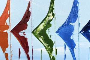 Sailing Symphony – Original Acrylic Painting by Edelgard Schroer