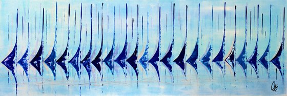 Ocean Harmony – Original Acrylic Painting by Edelgard Schroer