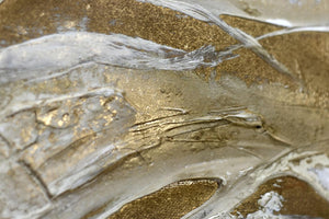 Golden Waves – Original Abstract Painting by Edelgard Schroer