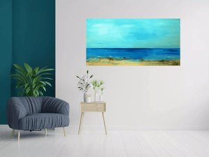 Endless Horizon – Original Large Seascape Painting by Edelgard Schroer