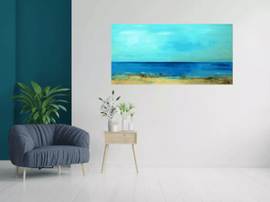 Endless Horizon – Original Large Seascape Painting by Edelgard Schroer