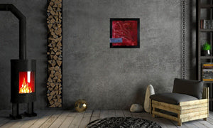 Hearts of Steel – Original Abstract Painting by Edelgard Schroer