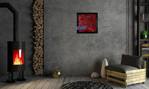 Hearts of Steel – Original Abstract Painting by Edelgard Schroer