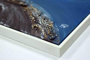 Liquid Horizon – Original Abstract Painting by Edelgard Schroer