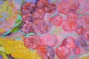 Gardenia Dramatic Large Floral Palette Knife Painting