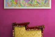 Gardenia Dramatic Large Floral Palette Knife Painting