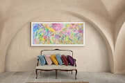 Gardenia Dramatic Large Floral Palette Knife Painting