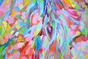 Gardenia Dramatic Large Floral Palette Knife Painting