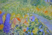 Tuscan Hills Impressionist Landscape Painting showcasing vibrant colors and expressive brushwork of Tuscany's countryside.