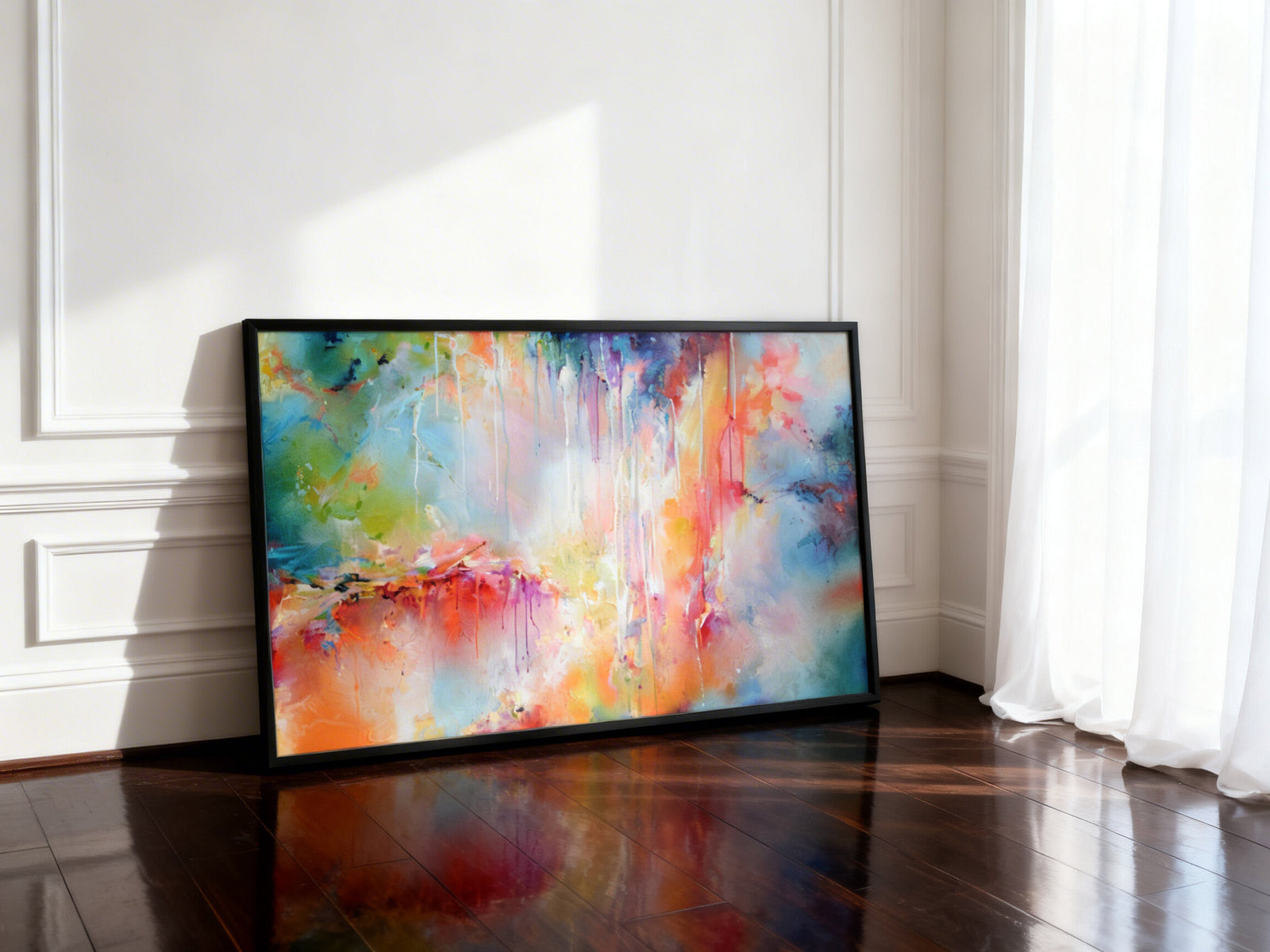 Fresh Moods 119 Summer Evening Mood Abstract Painting