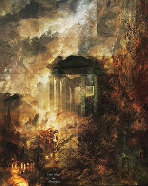 Time Strips My Memories 2025 | Original Digital Painting by Vakim Pirdon